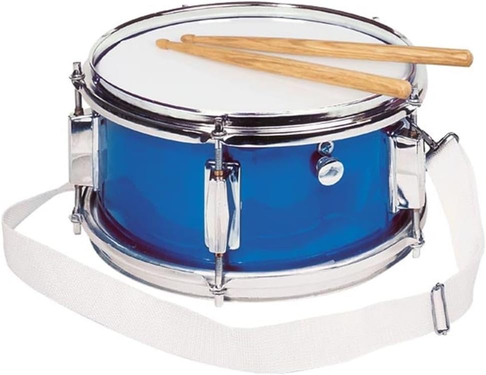 Tambour bleu avec molette de réglage