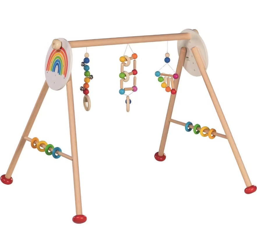 Goki Baby Gym - Arc-en-ciel bois