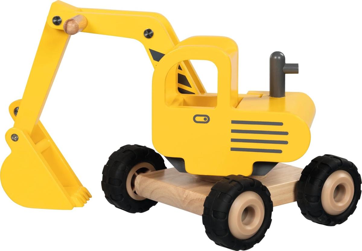 Excavatriceavec pneus caoutchouc