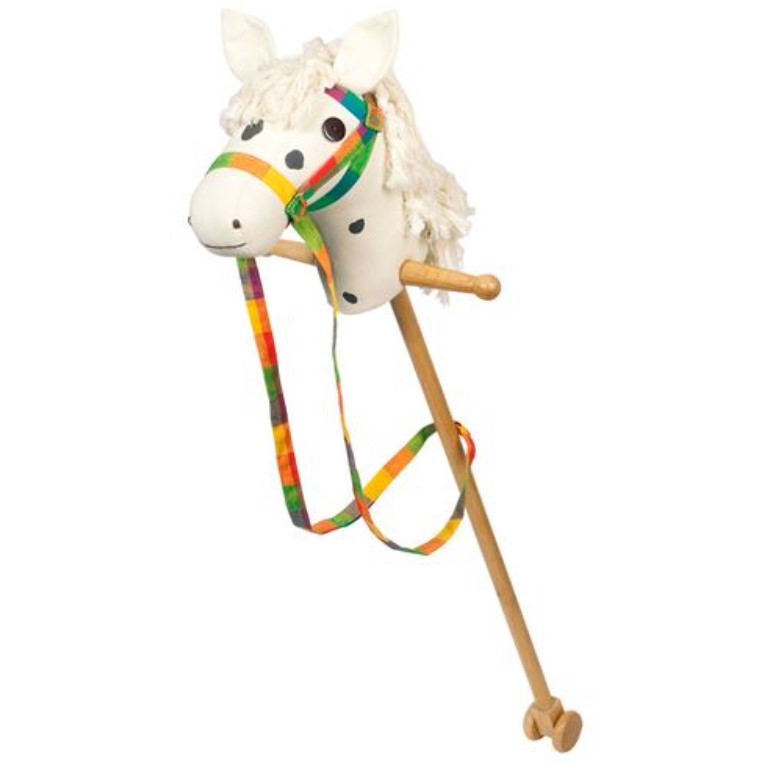 Cheval à bascule Dada - Cheval blanc& coton
