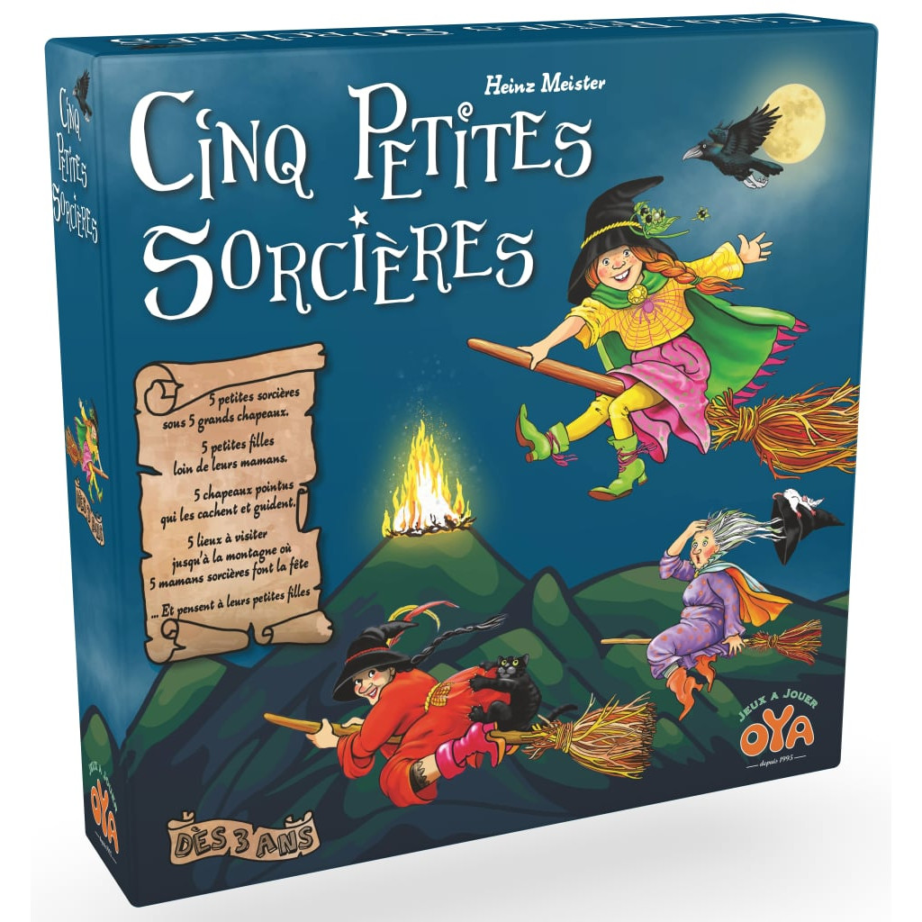 Jeu Cinq petites sorcieres