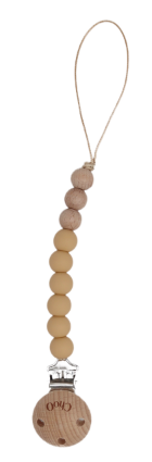 Attache Sucette en perle - Jojoba