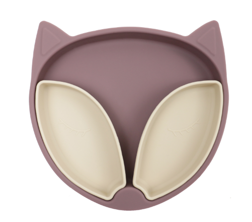 Assiette Compartimentee Renard Malo Lilas