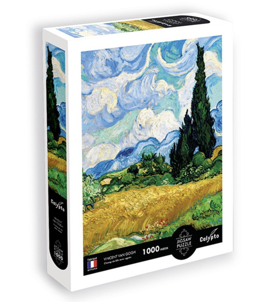 Puzzle 1000 pieces - Champ de ble avec cypres - Vincent Van Gogh