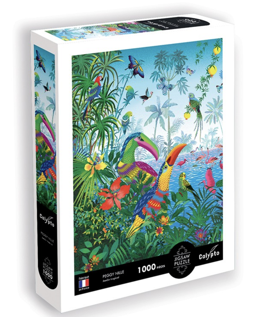 Puzzle 1000 pieces - Jardin tropical - Peggy Nille