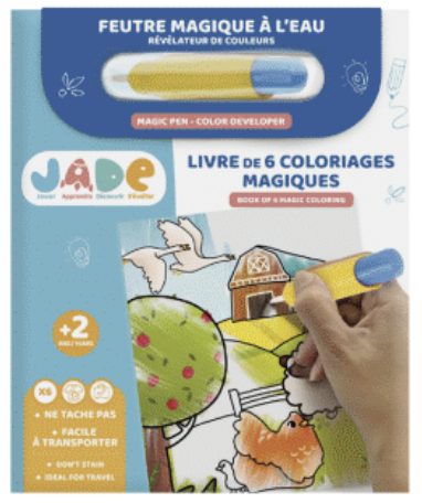 Livre de 6 coloriages magiques