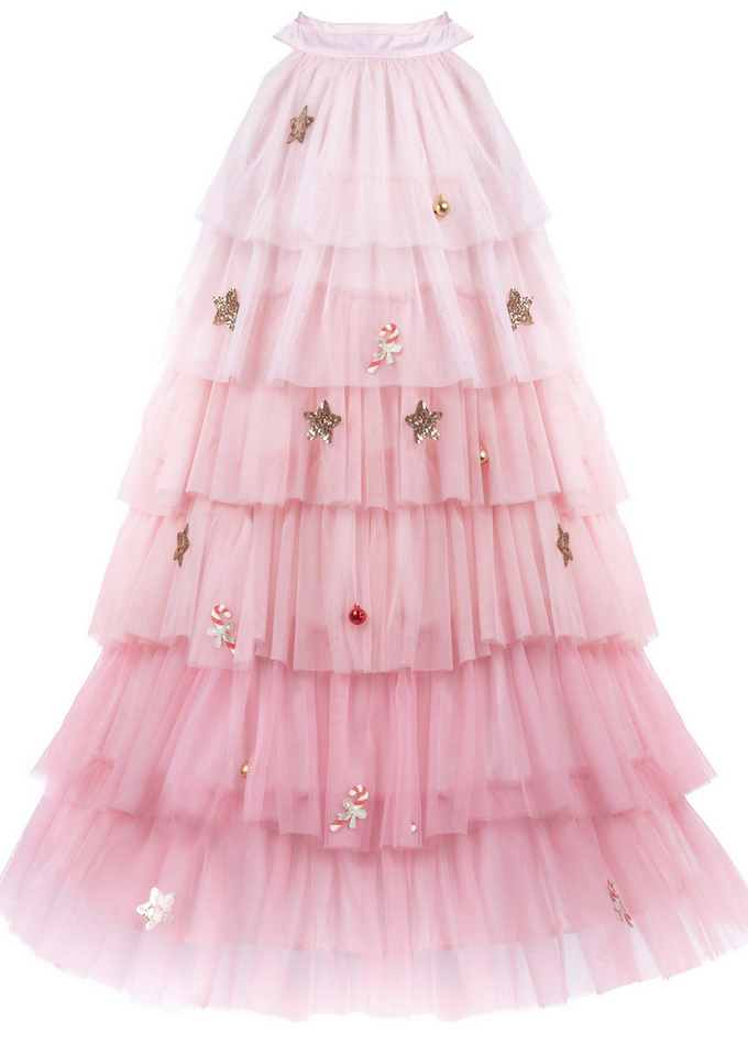 Robe de noel rose 3-4 ans - Great Pretenders