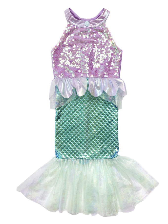 Robe sirene brumeuse 3-4 ans - Great Pretenders