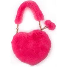 Sac a Main forme coeur - Fourrure