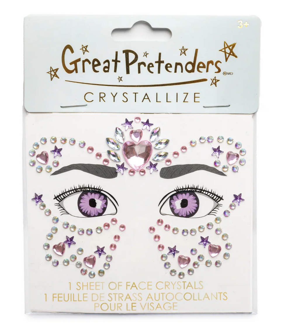 Strass autocollants pour le visage - Butterfly Princess