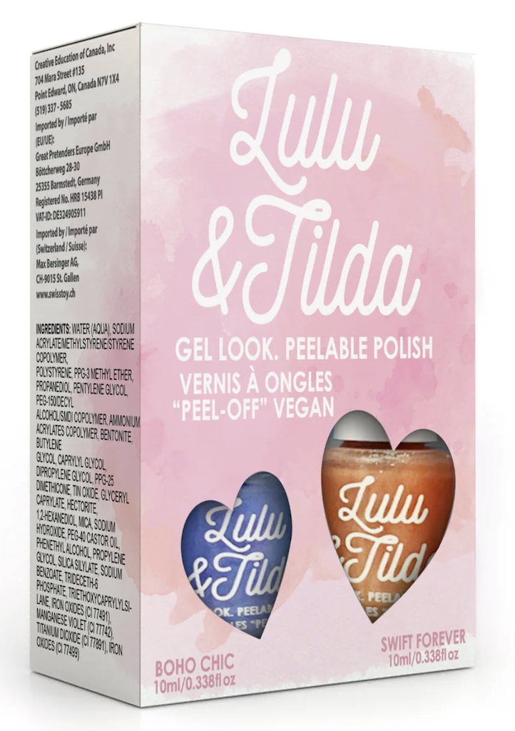 Boho Forever - Lot de 2 vernis à ongles - Pelables - 2 x 6 ml
