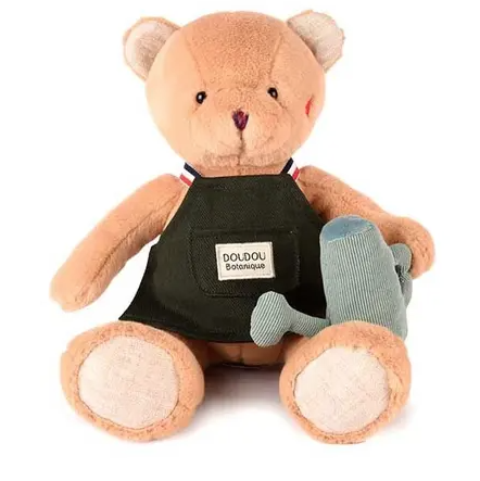 Doudou botanic - Ours jardinier 26CM