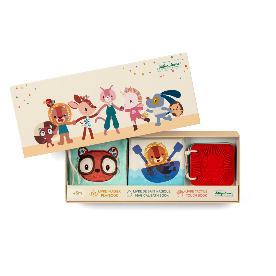 3 livres sensoriels pour bébé - Jungle