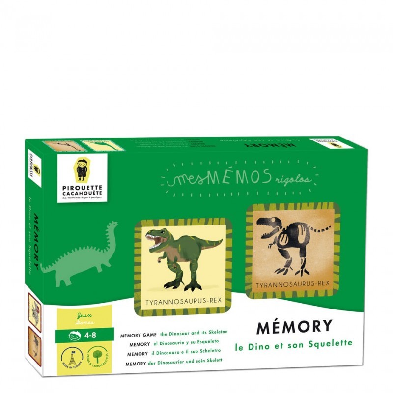 Memory - Le dino et son squelette