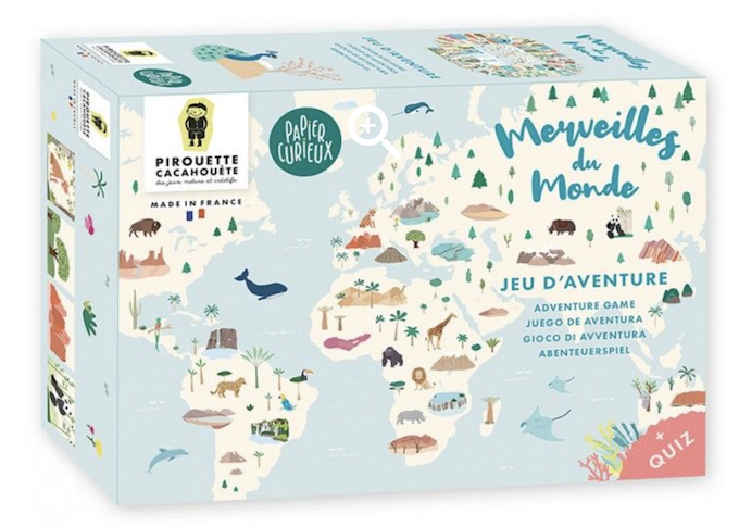 Jeu d aventure Merveilles du monde - Pirouette Cacahouete