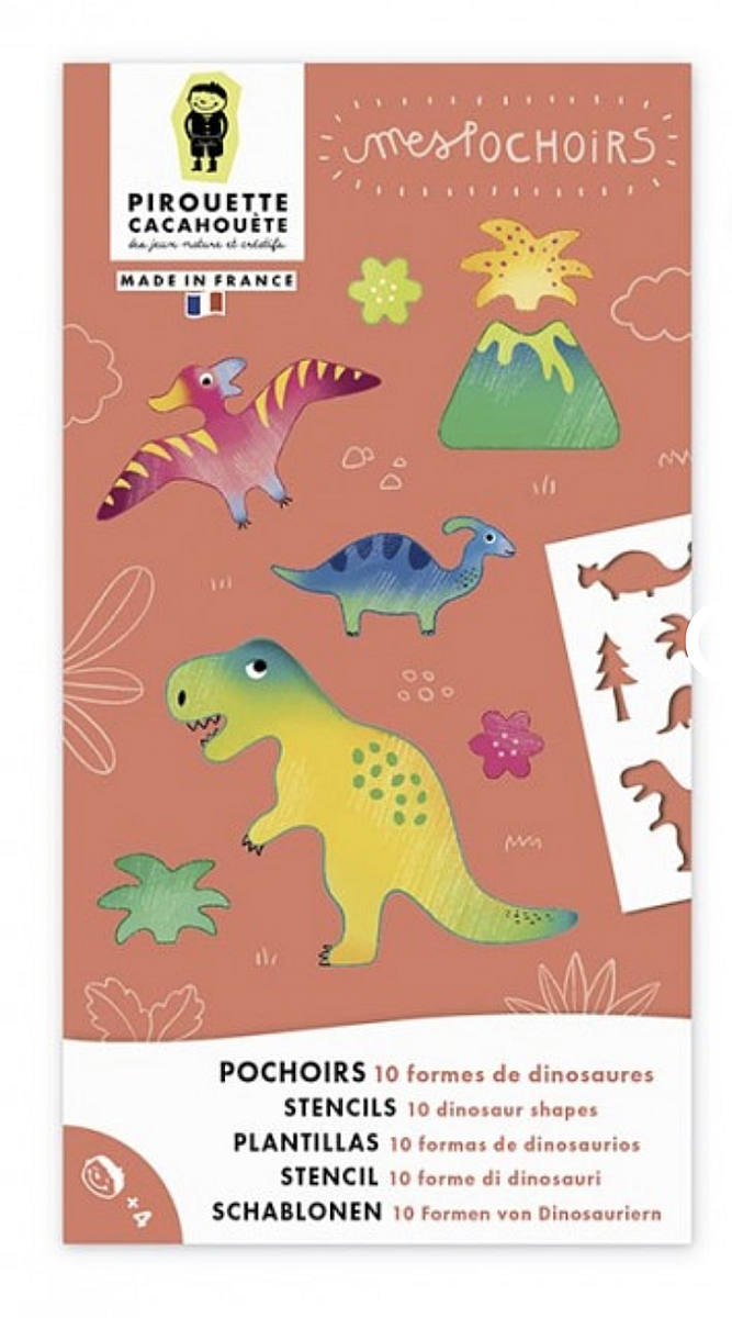 Pochoirs dinosaures - dinosaurs stencils