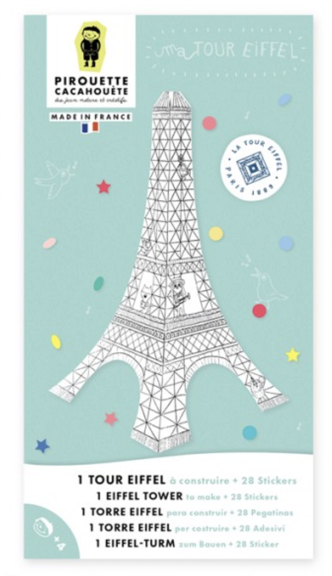 Kit creatif Tour Eiffel - Pirouette Cacahouete