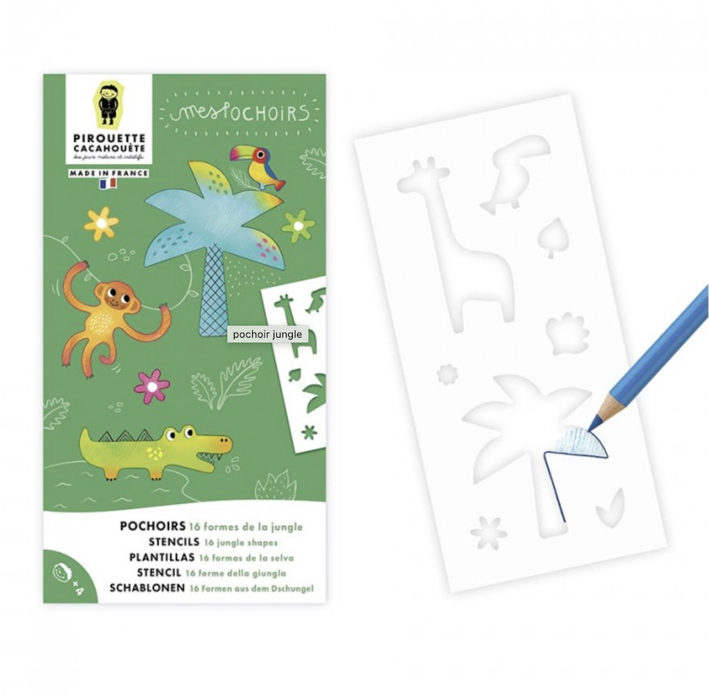 Pochoirs Jungle - jungle stencils