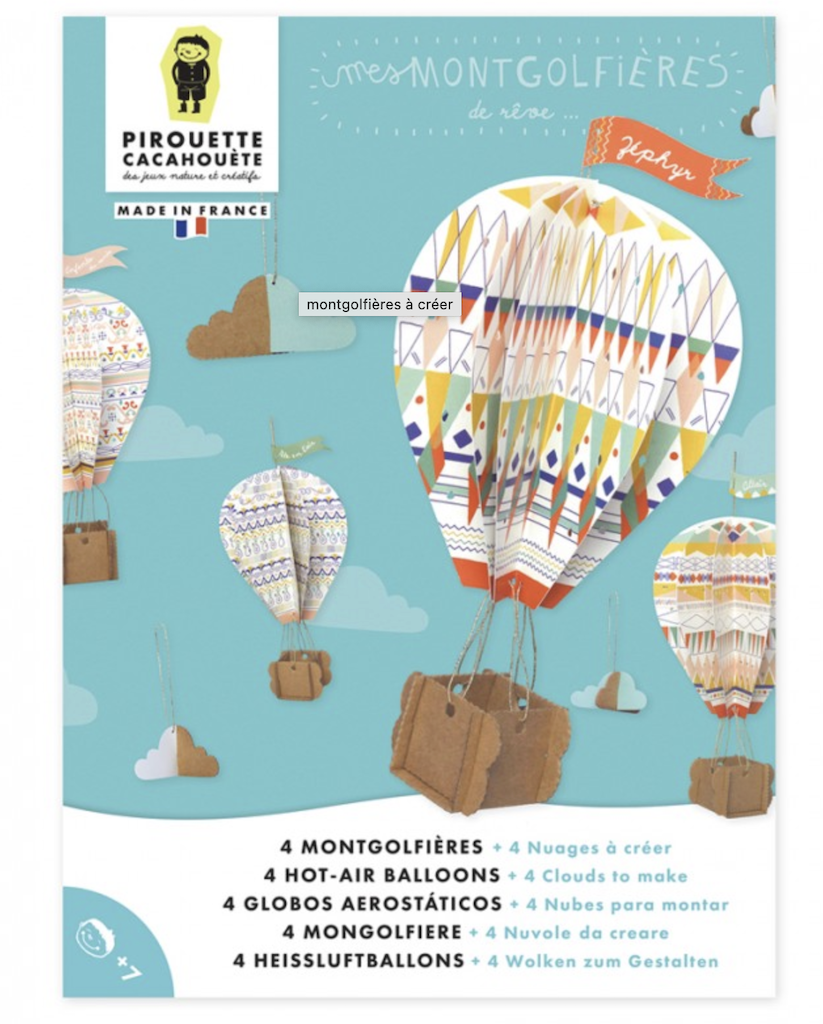 Kit creatif Montgolfieres