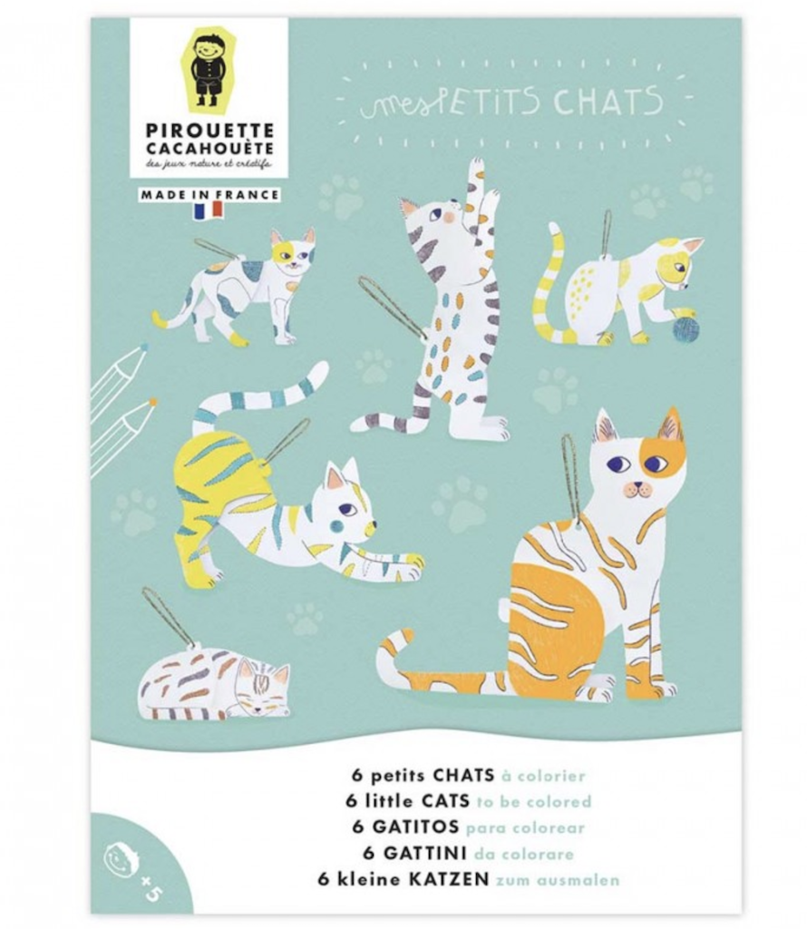 Kit creatif Chats a colorier