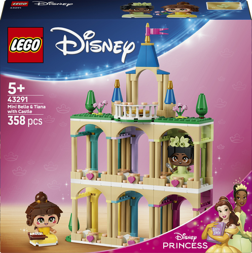 43291 Belle et Tiana miniatures avec un château LEGO® Disney Princess™