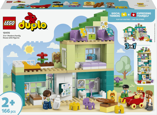 10470 La maison familiale moderne 3-en-1 LEGO® DUPLO® Ma ville