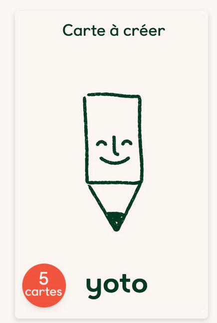 carte audio Yoto : 5 cartes a personnaliser