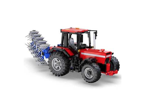 Tracteur rouge radio-commande