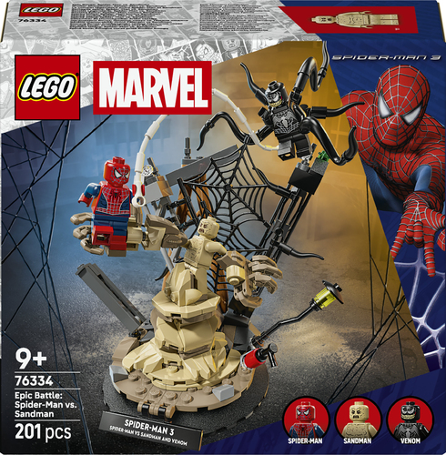 76334 Spider-Man contre Sandman LEGO® Marvel Super Heroes™