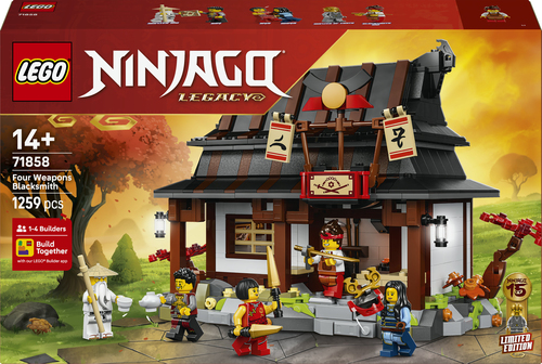 71858 15e anniversaire - La forge des quatre armes LEGO® NINJAGO®