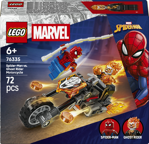 76335 Spider-Man et sa moto contre Ghost Rider LEGO® Marvel Super Heroes™