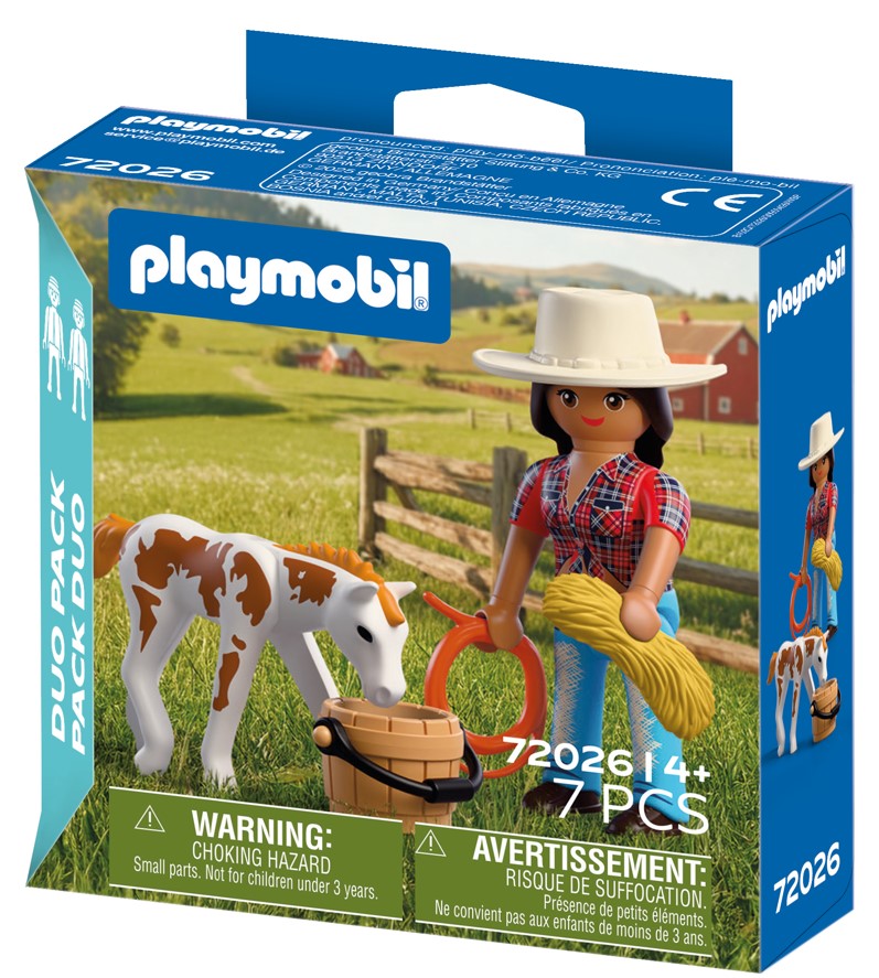 72026 Duo Cavalière avec poulain