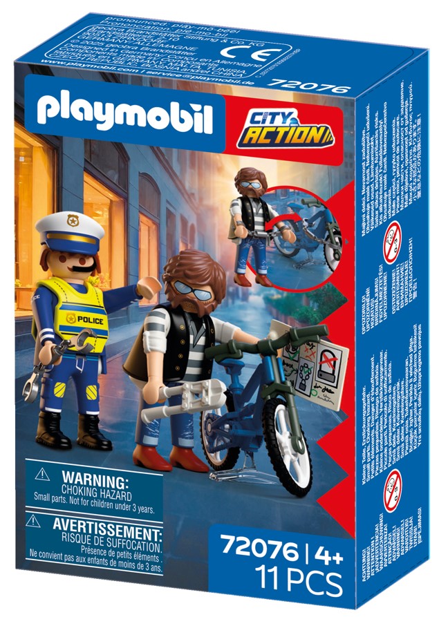72076 Policier et voleur de vélo