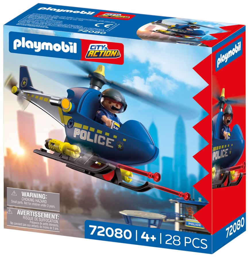 72080 Hélicoptère de police Playmobil