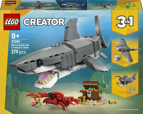 31381 Le redoutable requin et le coffre au trésor LEGO® Creator