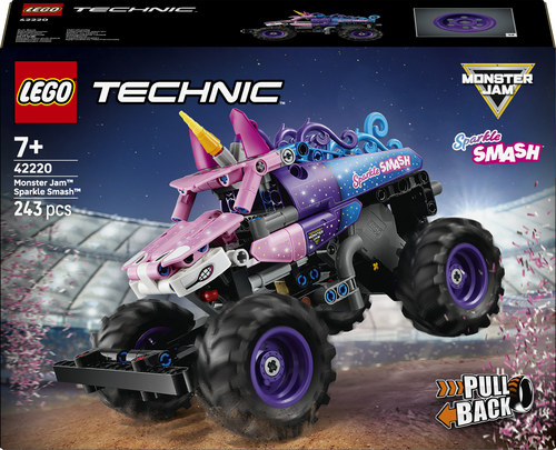 42220 Monster Jam™ Sparkle Smash™ à rétrofriction LEGO® Technic