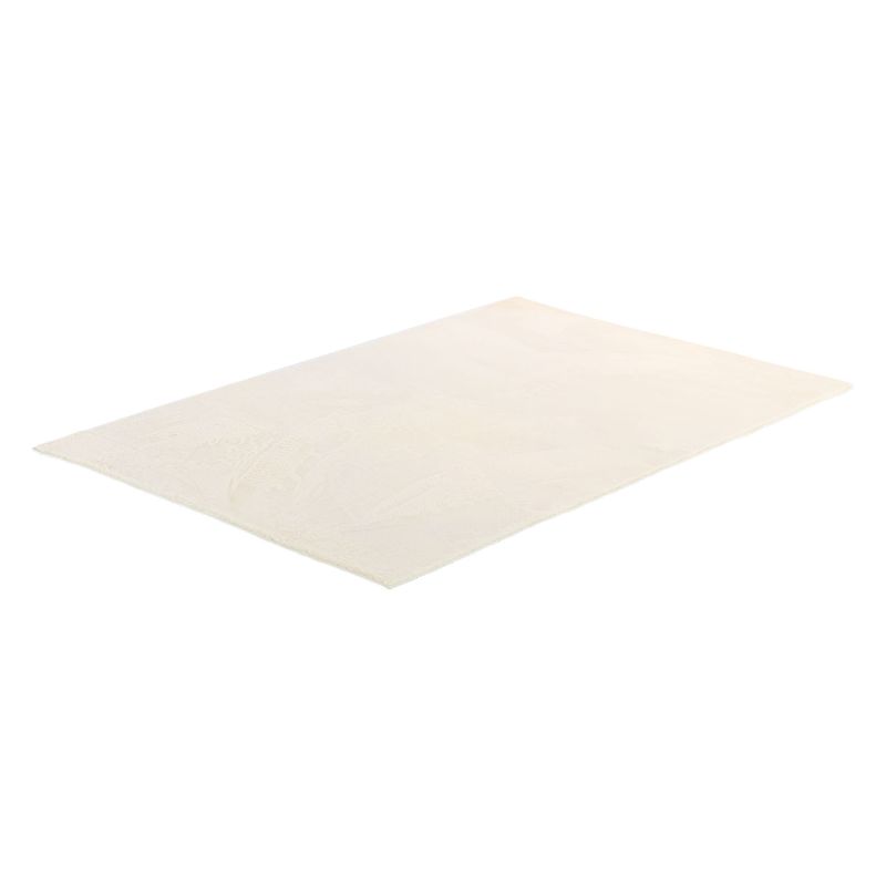 Tapis beige doux 160x230 poils courts antidérapant