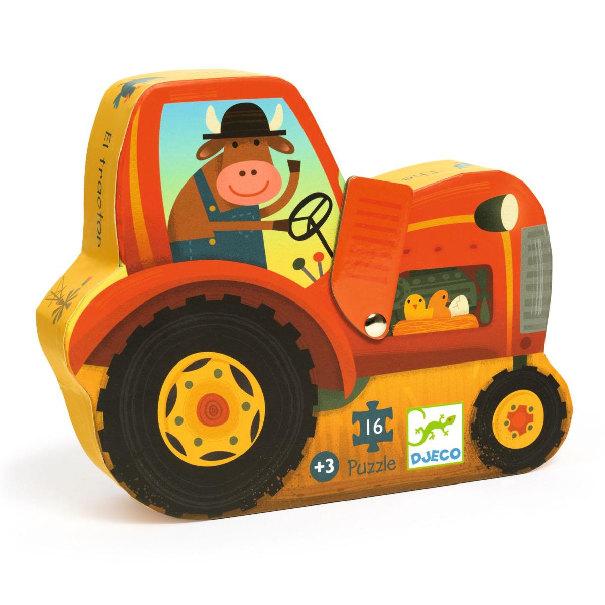 Puzzle 16pcs -Le tracteur
