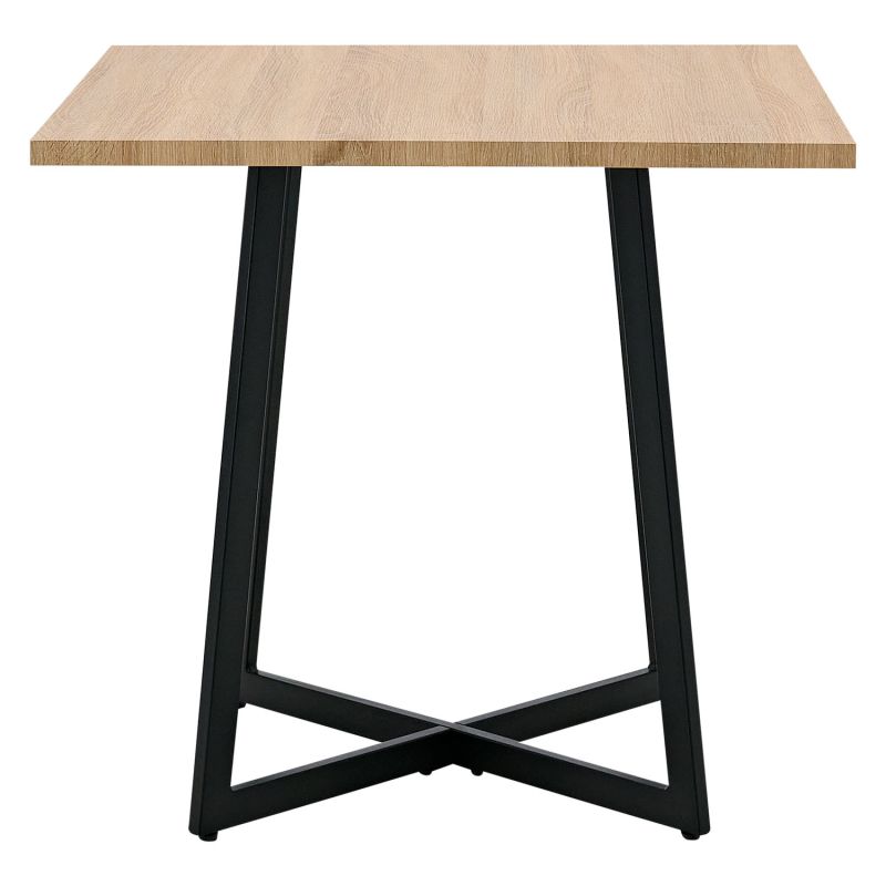 Table 80x80 cm chene - noir