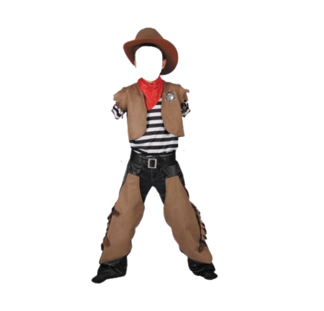 Costume Deguisement de Cowboy 7-9 ans