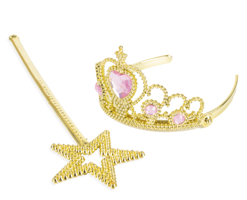 Set Fee Diademe + Baguette Dore