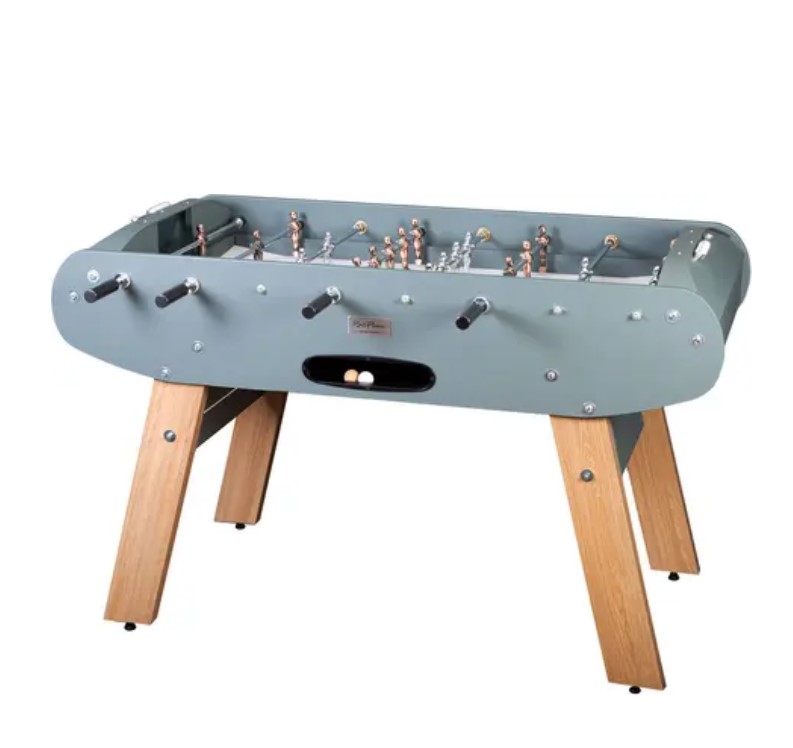 Baby-foot Onyx Vert mat - Pieds chene