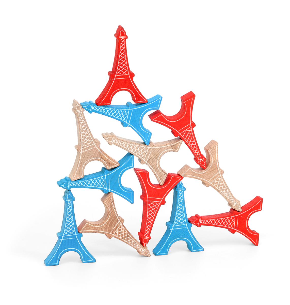 Jeu d equilibre - Tour Eiffeil 12 pieces