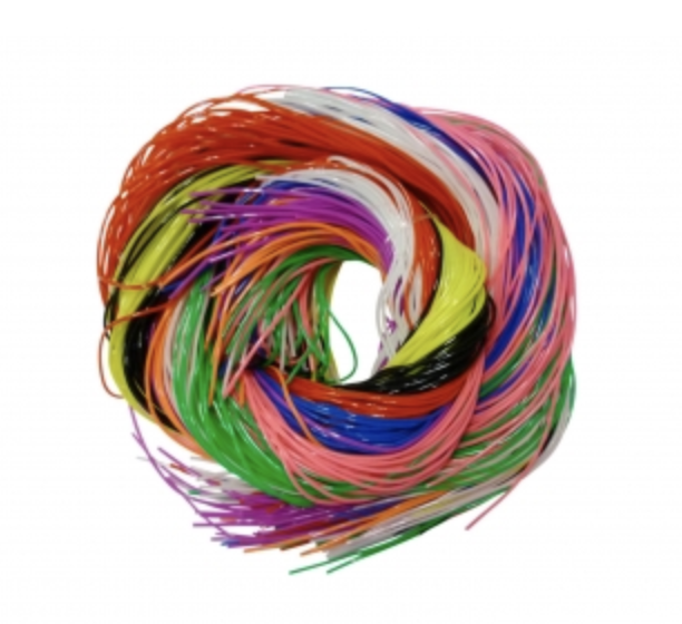 Scoubidous Sac de 250 brins 25 x 10 couleurs sans phtalates