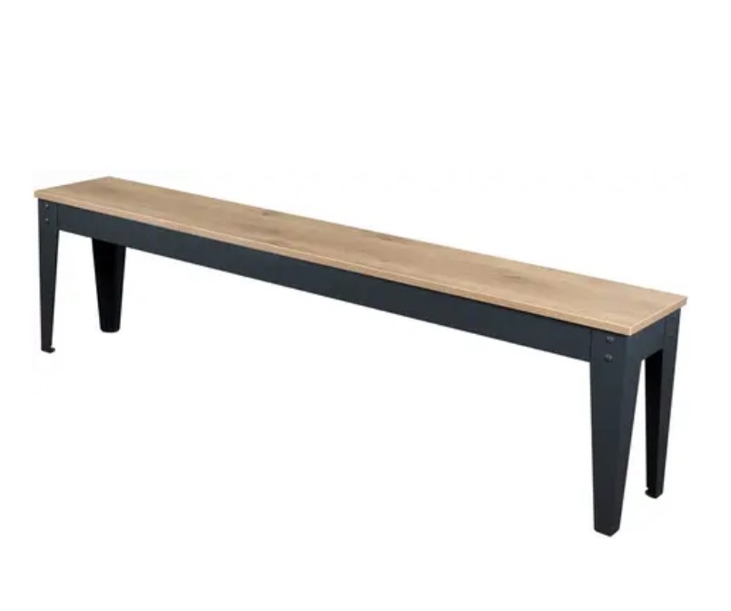 Banc intérieur gris/Chêne sablé