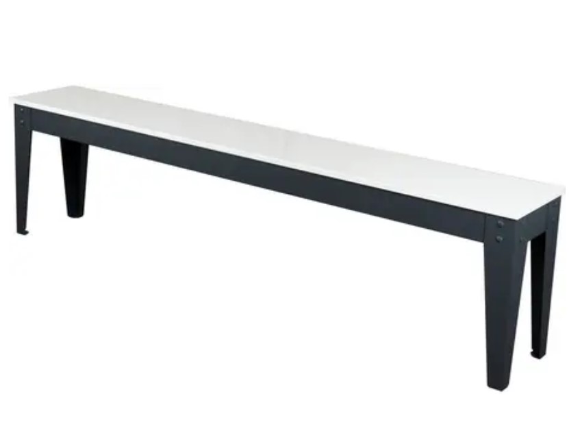 Banc intérieur gris/Blanche