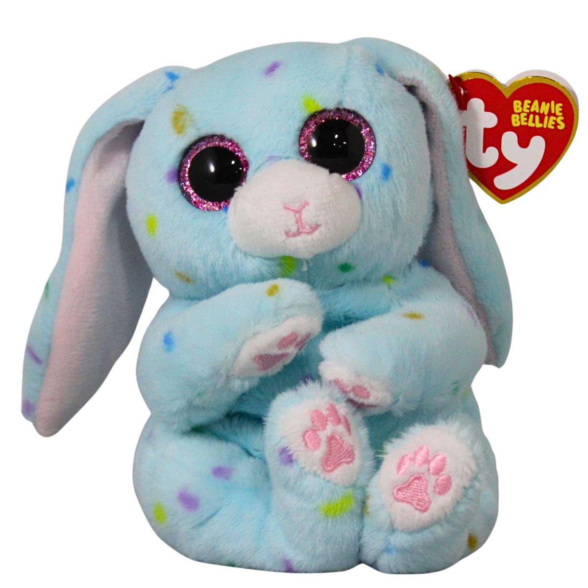 TY Beanie Bellies Skippy Le Lapin de Pâques Bleu Clair