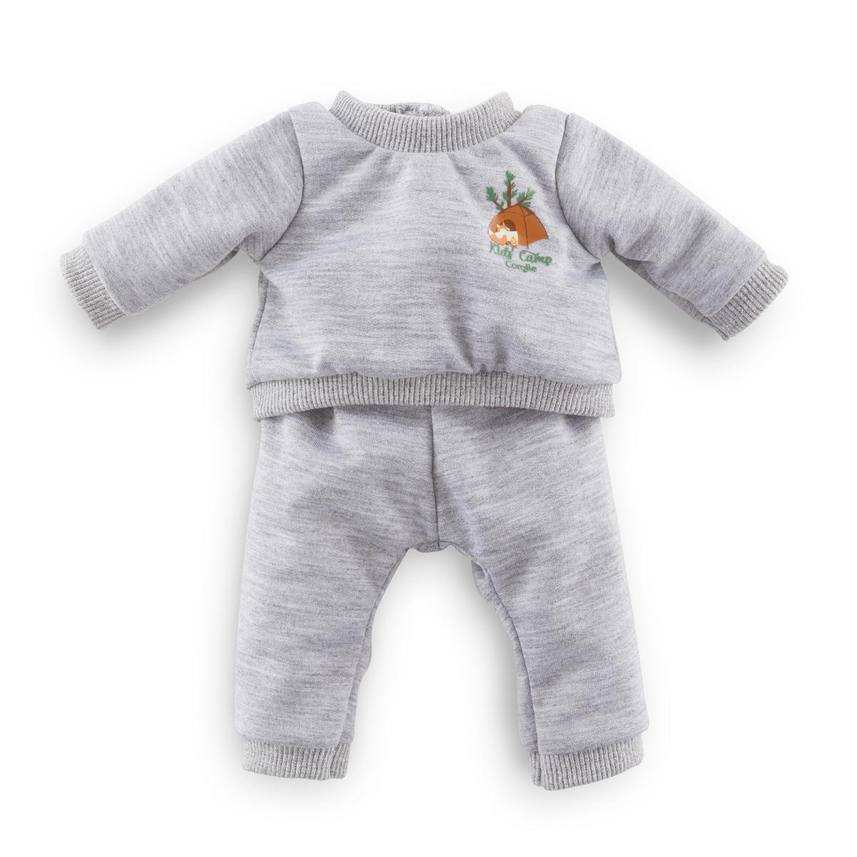 Jogging Gris Petit Explorateur pour poupon 36 cm