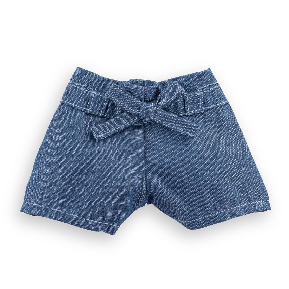 Short en Jean avec Nœud Ma Corolle