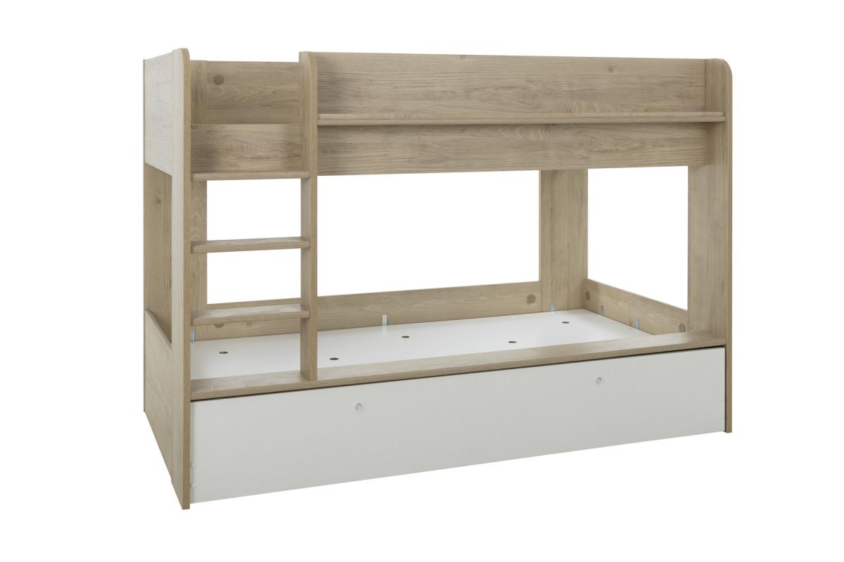 Lits superposés 90x200 avec tiroir matis